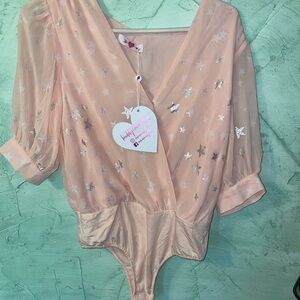 Buddy Love Star-Patterned Women's Top